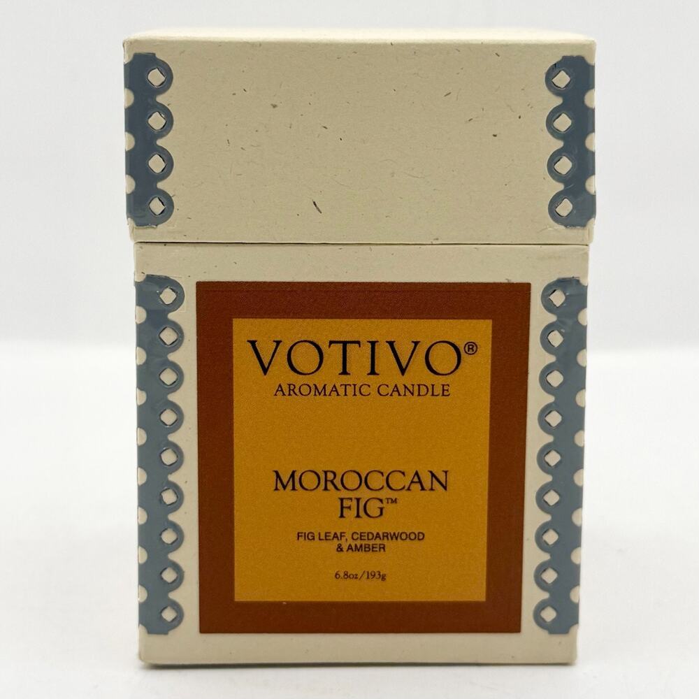 Votivo Moroccan Fig Fragrance No. 41 Aromatic Candle 6.8oz 193g 50-60 Hour Wax - Picture 4 of 6